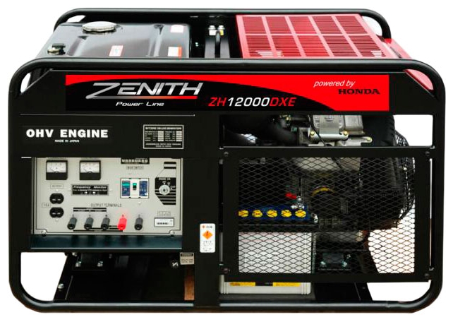 Бензиновый генератор ZENITH ZH12000DXE