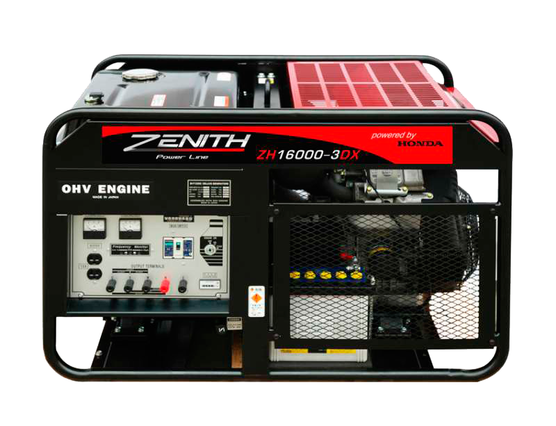 Бензиновый генератор ZENITH ZH16000 3DXE